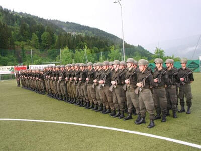 Rekrutenangelobung in Kirchberg am 28.05.2010 Bild 6