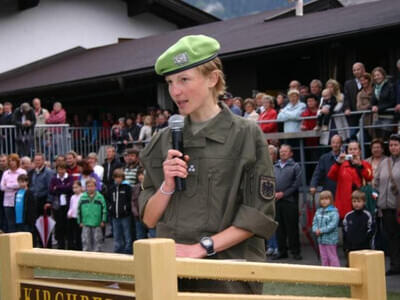 Rekrutenangelobung in Kirchberg am 28.05.2010