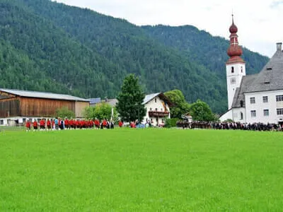Einmarsch und Kranzniederlegung  Bild 43