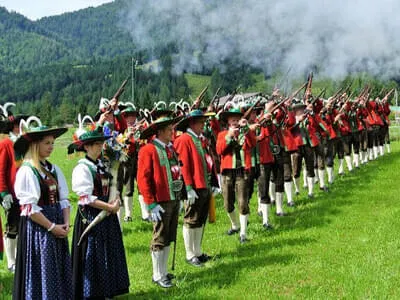 Feldmesse und Ehrungen